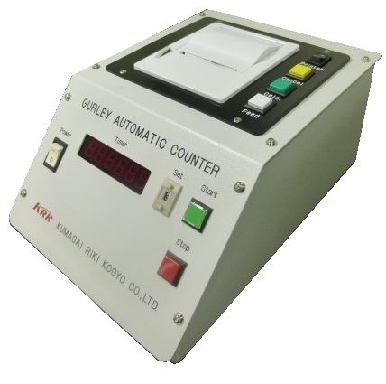 Air permeability terster (with automatic counter)